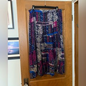 Multicolor Boho Skirt